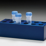 0.5 ml microcentrifuge, 7.5 mm Aluminum Tube Rack (18 tubes)